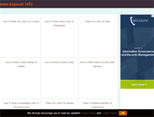 Tablet Screenshot of expocar.info